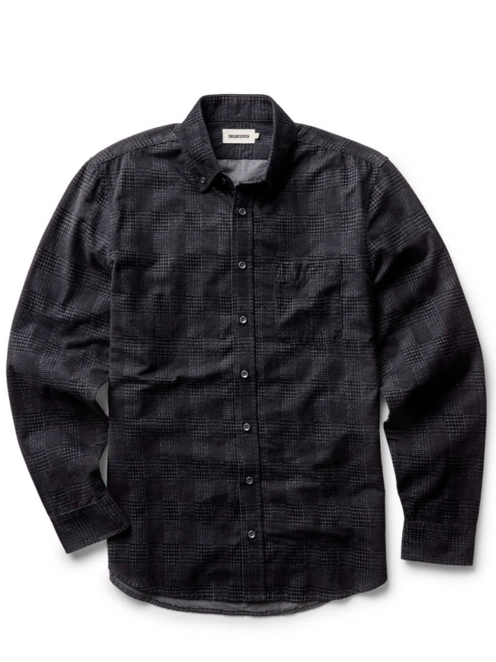 Taylor Stitch Black Plaid Long-Sleeve Button-Down Shirt